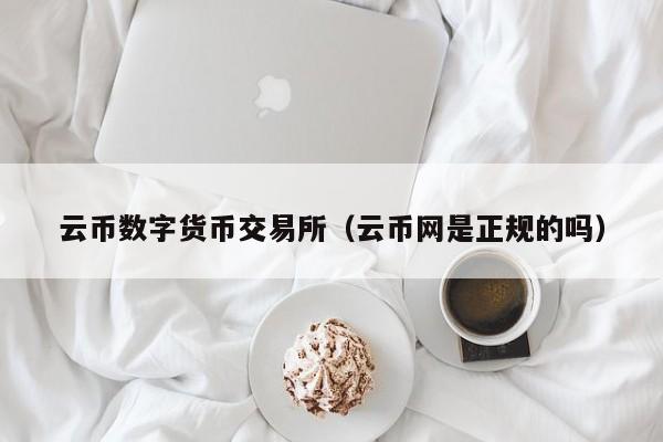 云币数字货币交易所（云币网是正规的吗）